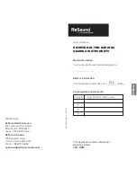 ReSound f861-drw Manual preview