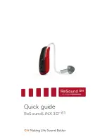 ReSound LINX 3D 61 Quick Manual preview