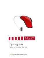 ReSound LiNX 3D 62 Quick Manual preview