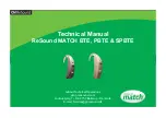 Preview for 1 page of ReSound MATCH BTE Technical Manual