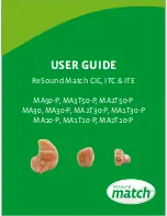 ReSound Match MA10-P User Manual preview