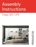 Предварительный просмотр 1 страницы Resource Tango 223 Assembly Instructions Manual