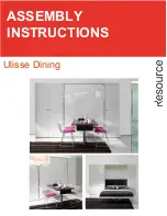 Preview for 1 page of Resource Ulisse Dining Assembly Instructions Manual