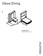 Предварительный просмотр 3 страницы Resource Ulisse Dining Assembly Instructions Manual