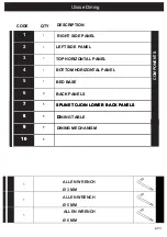 Предварительный просмотр 6 страницы Resource Ulisse Dining Assembly Instructions Manual