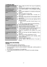 Preview for 29 page of Respekta Amadeo WKS171-19 User Manual