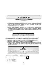 Preview for 27 page of Respekta CH 22035 IXA Operating And Installation Instructions