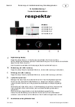 Предварительный просмотр 11 страницы Respekta CH 88060 S A+ User'S Manual & Installation Instructions