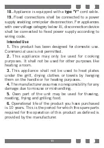 Предварительный просмотр 11 страницы Respekta HS1000-33 User Manual