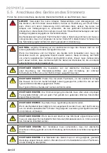 Предварительный просмотр 47 страницы Respekta HS2000-26 Installation & User'S Instructions