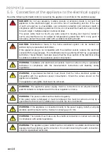 Предварительный просмотр 103 страницы Respekta HS2000-26 Installation & User'S Instructions