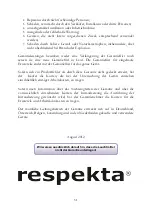 Предварительный просмотр 31 страницы Respekta KS 88.0 A+VPN Instruction Manual