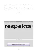 Предварительный просмотр 59 страницы Respekta KS 88.0 A+VPN Instruction Manual