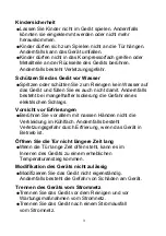 Preview for 6 page of Respekta WKS 49 User Manual