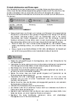 Предварительный просмотр 4 страницы Respekta WKS122-19 User Manual