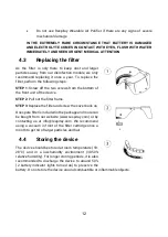 Предварительный просмотр 13 страницы Respiray Wearable Air Purifier User Manual