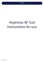 Respirex Airprotex AF Instructions For Use Manual preview