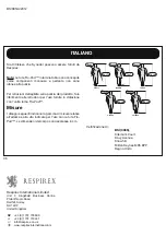 Preview for 36 page of Respirex Flo-Pod Instructions For Use Manual