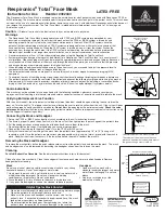 Respironics 302433 Instructions For Use Manual preview