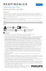 Предварительный просмотр 7 страницы Respironics AF811 Instructions For Use Manual