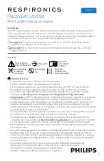 Preview for 43 page of Respironics AF811 Instructions For Use Manual