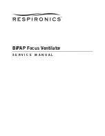 Preview for 1 page of Respironics BiPAP Service Manual