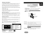 Preview for 1 page of Respironics ComfortClassic Instructions For Use Manual