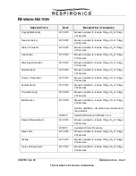 Preview for 4 page of Respironics Trilogy 02 Technical Information