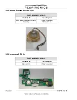 Preview for 279 page of Respironics Trilogy 02 Technical Information