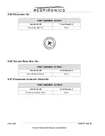 Preview for 303 page of Respironics Trilogy 02 Technical Information