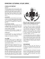 Preview for 5 page of Response Alarms E100 Wirefree Installation & Operating Manual