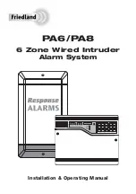 Response Alarms PA6 Installation & Operation Manual предпросмотр