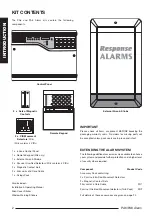 Предварительный просмотр 4 страницы Response Alarms PA6 Installation & Operation Manual