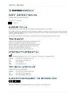 Preview for 2 page of Response Biomedical RAMP 200 User Manual