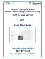 Preview for 1 page of Response Electronics miGuard A9 Quick Start Manual