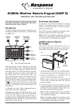 Response Electronics SAKP E Installation And Operating Instructions preview