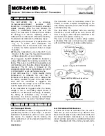 Response-Link MCT-241MD RL User Manual preview