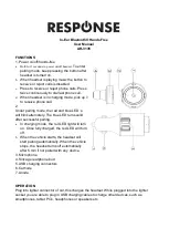 Response AR-3135 User Manual предпросмотр