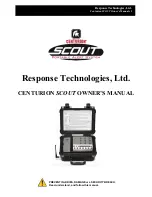 Предварительный просмотр 1 страницы Response CENTURION SCOUT Owner'S Manual