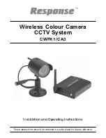 Preview for 1 page of Response CWFK1/CA3 Installation And Operating Instructions Manual