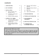 Preview for 2 page of Response CWFK1/CA3 Installation And Operating Instructions Manual