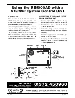 Preview for 2 page of Response RE5000AD Installation And Operating Instructions