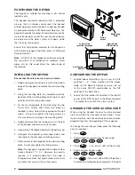 Preview for 10 page of Response SA1 E Installation & Operating Manual