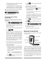 Preview for 9 page of Response SA3 E PLUS Installation And Operating Instructions Manual