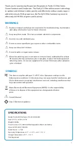 Предварительный просмотр 3 страницы Responsive Respiratory 190-6100 User Manual