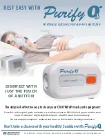 Responsive Respiratory Purify O3 Elite Series Quick Start Manual preview