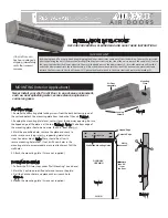 Preview for 1 page of RESTAURANTDOORS.COM AIR-PRO AP-2-36-1-S S Installation Instructions