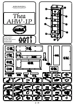 Предварительный просмотр 2 страницы Restol Thea AHW-1P Fitting-Up Instruction