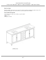 Preview for 4 page of Restoration Hardware 1930S Assembly Instructions Manual