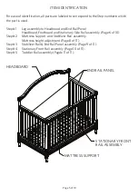 Предварительный просмотр 5 страницы Restoration Hardware Baby & Child BELLINA CONVERSION CRIB 105024 Manual